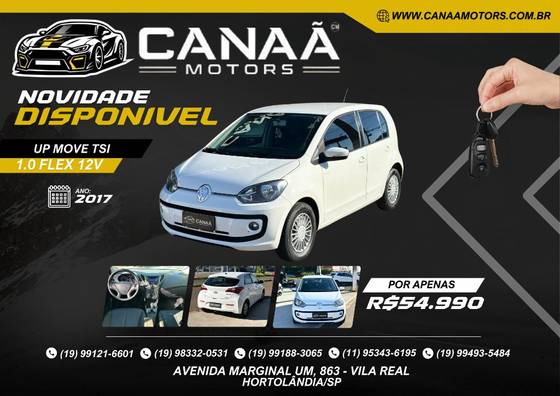 VOLKSWAGEN UP 1.0 TSI MOVE UP 12V FLEX 4P MANUAL